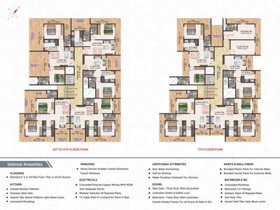 Image of 1017 Sq.ft 2 BHK Apartment / Flat for sale in Varun Hillcrest, Badlapur West, Badlapur for Rs. 4299000