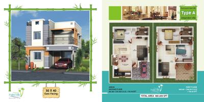 Image of 971 Sq.ft 2 BHK Apartment / Flat for sale in Peninsula Palmville, Sarjapur, Bengaluru for Rs. 4800000