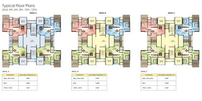 Image of 1552 Sq.ft 3 BHK Apartment / Flat for sale in Atur Valley Vista Wing A, Pisoli, Pune for Rs. 7500000