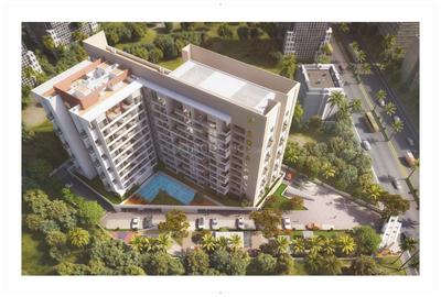 Image of 1000 Sq.ft 2 BHK Apartment / Flat for sale in 5 Star Royal Grande, Wakad, Pune for Rs. 9400000