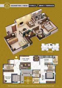 Image of 1150 Sq.ft 2 BHK Apartment / Flat for sale in Kumar And Kumar Surbhi Sangeeta CHSL, Airoli, Navi Mumbai for Rs. 16000000