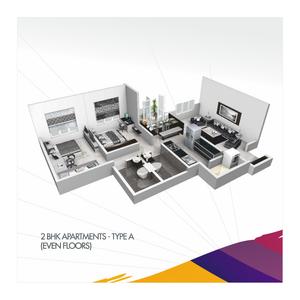 Image of 2470 Sq.ft 4 BHK Duplex for sale in Goel Ganga Arcadia, Kharadi, Pune for Rs. 26500000