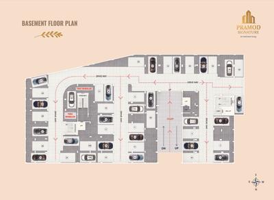 Image of 1817 Sq.ft 3 BHK Apartment / Flat for sale in Jay Jagannath Pramod Signature, Patrapada, Bhubaneswar for Rs. 13816000