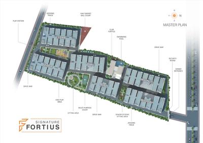 Image of 1180 Sq.ft 2 BHK Apartment / Flat for sale in Signature Fortius, Isnapur, Sangareddy for Rs. 5445000