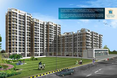 Image of 505 Sq.ft 1 BHK Apartment / Flat for sale in Squarefeet Imperial Square, Thane West, Thane for Rs. 4500000