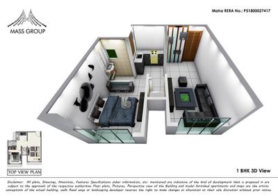 Image of 620 Sq.ft 2 BHK Apartment / Flat for sale in Mass Ionics, Andheri West, Mumbai for Rs. 15000000