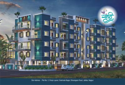 Image of 920 Sq.ft 2 BHK Apartment / Flat for sale in Bhoomi Sai Shrushti, Jaitala, Nagpur for Rs. 5000000