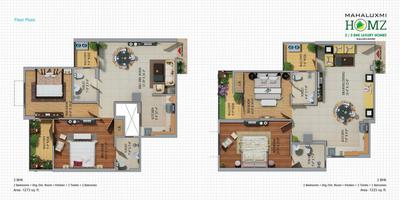 Image of 1300 Sq.ft 3 BHK Apartment / Flat for sale in Migsun Mahaluxmi Homz, Kaushambi, Ghaziabad for Rs. 9000000