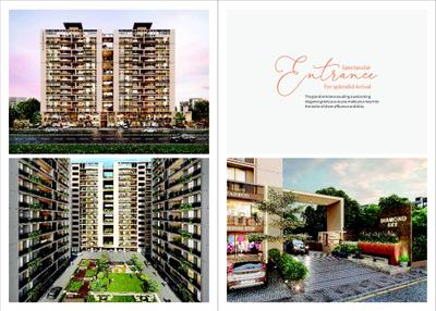Image of 1242 Sq.ft 2 BHK Apartment / Flat for sale in Maruti Diamond Sky, Adalaj, Gandhinagar for Rs. 6750000
