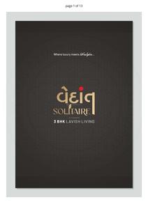 Vikrant Vedant Solitaire Brochure 1