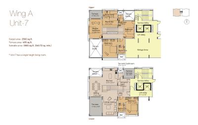 Image of 2717 Sq.ft 4 BHK Apartment / Flat for sale in Almal The Terraces Phase 2, Balewadi, Pune for Rs. 46500000