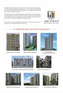Image of 660 Sq.ft 2 BHK Apartment / Flat for sale in JSB Sai Nakshatra Trrident, Virar West, Virar for Rs. 4500000