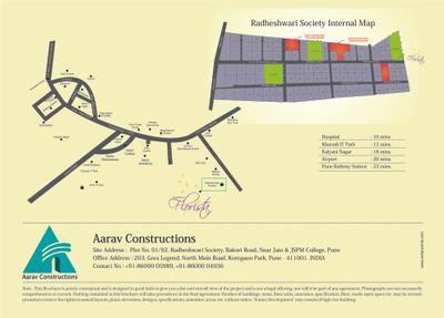Image of 842 Sq.ft 2 BHK Apartment / Flat for sale in Aarav Florista, Wagholi, Pune for Rs. 5300000