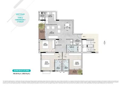 Image of 3450 Sq.ft 4 BHK Apartment / Flat for sale in Brigade Millennium Annexe, JP Nagar, Bengaluru for Rs. 45000000