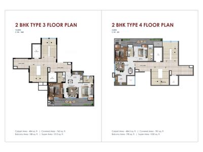 Image of 1750 Sq.ft 3 BHK Apartment / Flat for sale in Mayfair Park, Sanauli, Zirakpur for Rs. 8520000