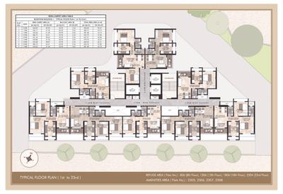 Image of 722 Sq.ft 1 BHK Apartment / Flat for sale in Ashapura Vishwanath Darshan, Kalyan West, Kalyan for Rs. 5500000