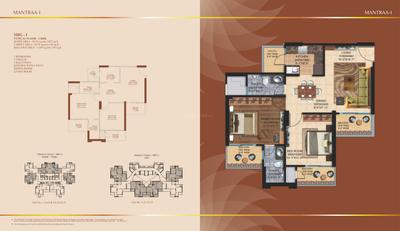 Image of 1945 Sq.ft 3 BHK Apartment / Flat for sale in Mahagun Mantra II, Noida Extension, Greater Noida for Rs. 13300000