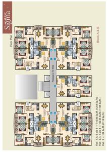 Image of 818 Sq.ft 2 BHK Apartment / Flat for sale in Sarthak Galaxy, Rau, Indore for Rs. 4200000