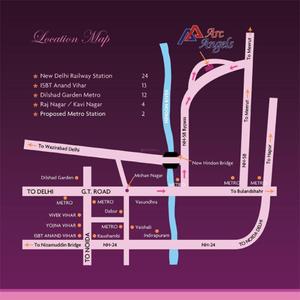 Image of 1535 Sq.ft 3 BHK Apartment / Flat for sale in Divyansh Arc Angels, Morta, Moti, Ghaziabad for Rs. 10700000