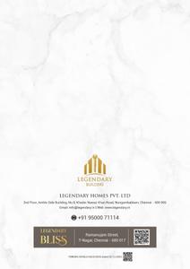 Image of 1792 Sq.ft 3 BHK Apartment / Flat for sale in Legendary Bliss, T Nagar, Chennai for Rs. 37644035