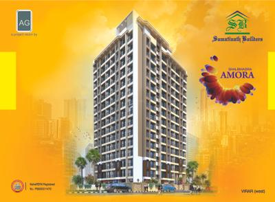 Image of 800 Sq.ft 2 BHK Apartment / Flat for sale in Shalibhadra Amora, Nalasopara West, Nala Sopara for Rs. 4700000