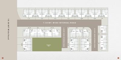 Image of 1600 Sq.ft 3 BHK Villa for sale in Matangi Radhekrishna Villa, Dabhoi, Vadodara for Rs. 6500000
