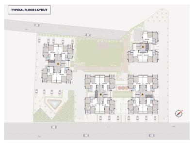 Image of 1944 Sq.ft 3 BHK Apartment / Flat for sale in Sadguru Air 2, Vinzol, Ahmedabad for Rs. 5450000
