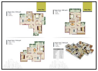 Image of 890 Sq.ft 2 BHK Apartment / Flat for sale in Star Realcon Rameshwaram, Ghukna, Ghaziabad for Rs. 6200000