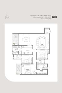Image of 2800 Sq.ft 4 BHK Apartment / Flat for sale in Assetz Soho and Sky, Jakkur, Bengaluru for Rs. 43800000