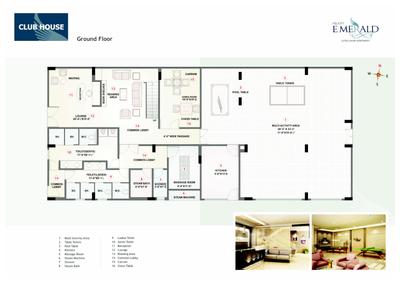 Image of 1933 Sq.ft 3 BHK Apartment / Flat for sale in Felicity Emerald, Ram Nagar, Jaipur for Rs. 13500000