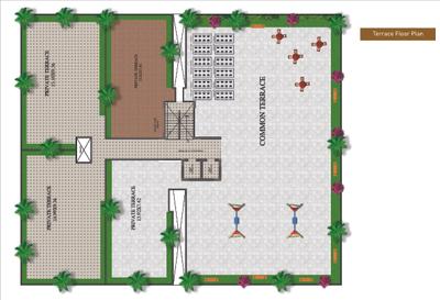 Image of 1705 Sq.ft 3 BHK Apartment / Flat for sale in The Urban Crest, Mansarovar, Jaipur for Rs. 9200000
