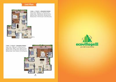 Image of 900 Sq.ft Residential Plot / Land for sale in Supertech Eco Village, Noida Extension, Greater Noida for Rs. 3000000