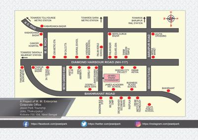 Image of 720 Sq.ft Residential Plot / Land for sale in M M Jewel Park Township, Bhasa, Kolkata for Rs. 700007