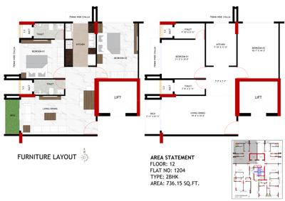 Image of 1200 Sq.ft 3 BHK Apartment / Flat for sale in Vikas Apartments CHSL, Mulund West, Mumbai for Rs. 20000000