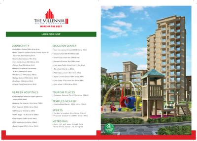 Image of 670 Sq.ft 2 BHK Apartment / Flat for sale in Signature Global The Millennia 2, Sector 37C, Gurgaon for Rs. 6950000