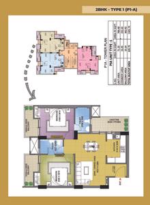 Image of 1900 Sq.ft 3 BHK Apartment / Flat for sale in SLF Anushree Apartments, Sector 75, Faridabad for Rs. 14000000