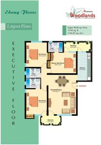 Image of 1450 Sq.ft 3 BHK Villa for sale in Ashiana Woodlands, Mango, Jamshedpur for Rs. 12500000
