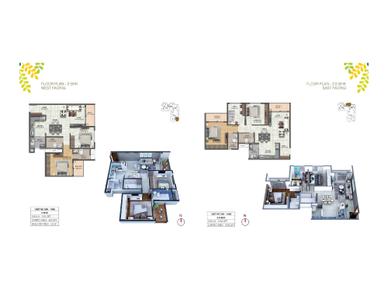 Image of 1770 Sq.ft 3 BHK Apartment / Flat for sale in Sumadhura Sushantham Phase II, Vignana Kendra, Bengaluru for Rs. 19500000