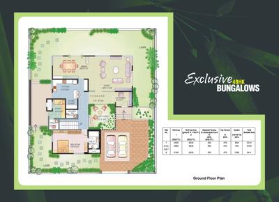 Image of 1350 Sq.ft 3 BHK Apartment / Flat for sale in Kolte Patil Green Groves Villa, Upper Kharadi, Pune for Rs. 12500000