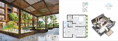 Image of 1197 Sq.ft 2 BHK Apartment / Flat for sale in Rashmi Pearl Block A To F, Narolgam, Ahmedabad for Rs. 4000000