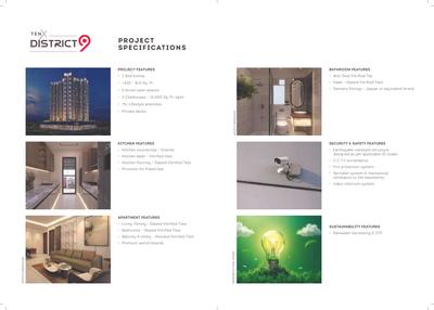 Image of 515 Sq.ft 2 BHK Apartment / Flat for sale in Raymond Tenx District 9 Tower C, Thane West, Thane for Rs. 12500000