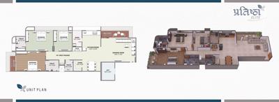 Image of 2700 Sq.ft 3 BHK Apartment / Flat for sale in Shivay Pratishtha Elite, Nava Naroda, Ahmedabad for Rs. 13500000