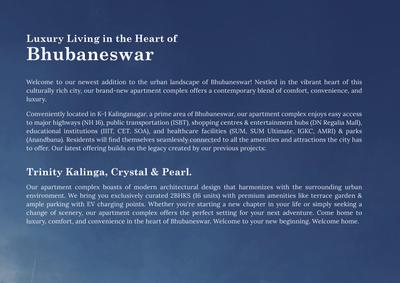 Image of 1150 Sq.ft 2 BHK Apartment / Flat for sale in Trinity Chanakya, Ghatikia, Bhubaneswar for Rs. 7650000