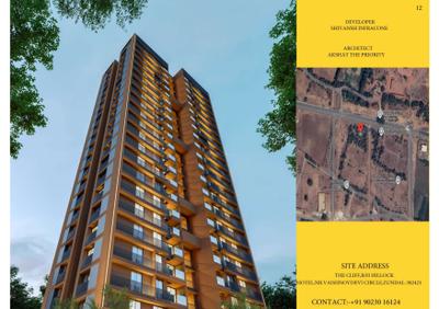 Image of 1890 Sq.ft 3 BHK Apartment / Flat for sale in Shivansh THE CLIFF, Zundal, Ahmedabad for Rs. 7140000