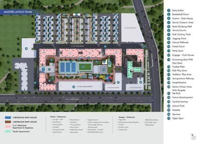 Image of 1300 Sq.ft 3.5 BHK Apartment / Flat for sale in Gera World Of Joy S, Upper Kharadi, Pune for Rs. 28000000