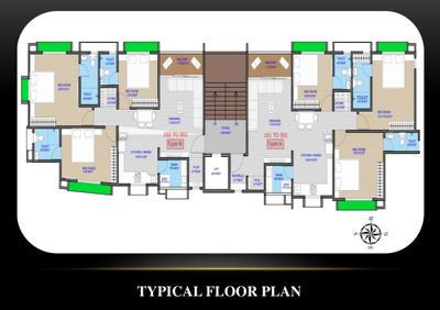 Image of 1400 Sq.ft 3 BHK Apartment / Flat for sale in Birva Devas 2, Ambawadi, Ahmedabad for Rs. 15200000