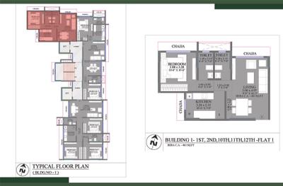 Image of 1300 Sq.ft 3 BHK Apartment / Flat for sale in DEM Panache, Andheri East, Mumbai for Rs. 29500000