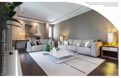 Image of 1200 Sq.ft 3 BHK Apartment / Flat for sale in Akruti Kalaya Tower, Prabhadevi, Mumbai for Rs. 64000000