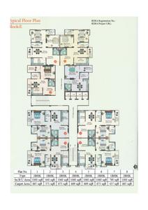 Image of 1425 Sq.ft 3 BHK Apartment / Flat for sale in Ashirwad IOB Galaxy Model Town, Danapur, Patna for Rs. 5600000