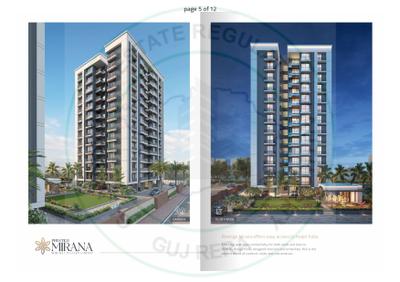 Image of 1750 Sq.ft 3 BHK Apartment / Flat for sale in Prestige Mirana, Palanpur, Surat for Rs. 7700000